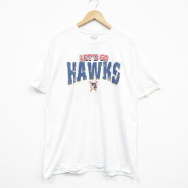 【中古】古着 半袖Tシャツ メンズ 魚 大きいサイズ 2L LL ビッグシルエット ゆったり ビッグサイズ オーバーサイズ クルーネック 丸首 白 ホワイト XLサイズ 中古 | 春夏 夏物 夏服 メンズファッション カットソー ティーシャツ ティシャツ メンズTシャツ 半袖Tシ