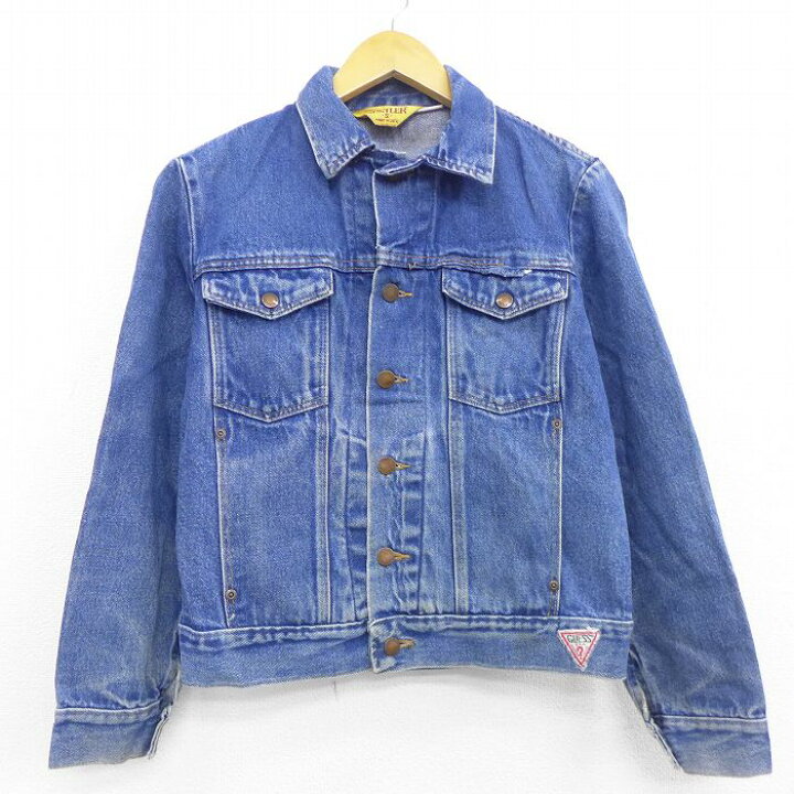 楽天市場 中古 古着 ラスラー 長袖 ジージャン メンズ 90年代 90s コットン Usa製 アメリカ製 紺 ネイビー デニム Sサイズ 小さいサイズ 中古 アウター Gジャンジャケット 春夏 春物 春服 秋冬 秋物 秋服 カジュアル メンズファッション ファッション おしゃれ