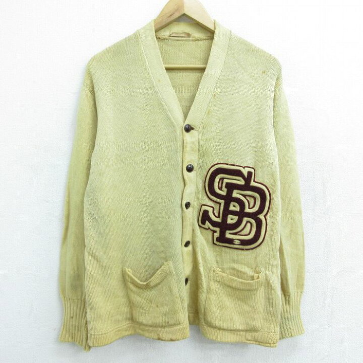 楽天市場 中古 古着 長袖 ビンテージ ヴィンテージ レタード ニット カーディガン メンズ 60年代 60s Sb ベージュ系 カーキ Sサイズ 小さいサイズ 中古 トップス 春夏 春物 春服 秋冬 秋物 秋服 メンズファッション カジュアル おしゃれ ファッション 古着通販 楽天市場 中古 古着 長袖 ビンテージ ヴィンテージ レタード ニット カーディガン メンズ 60年代 60s Sb ベージュ系 カーキ Sサイズ 小さいサイズ 中古 トップス 春夏 春物 春服 秋冬 秋物 秋服 メンズファッション カジュアル おしゃれ ファッション 古着通販