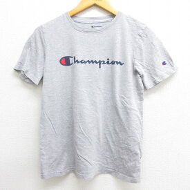 【中古】古着 チャンピオン Champion 半袖Tシャツ キッズ ボーイズ 子供服 グレー 霜降り | 春夏 春物 春服 秋冬 秋物 秋服 女の子 子ども服 こども服 カジュアル ファッション おしゃれ かわいい 5OF