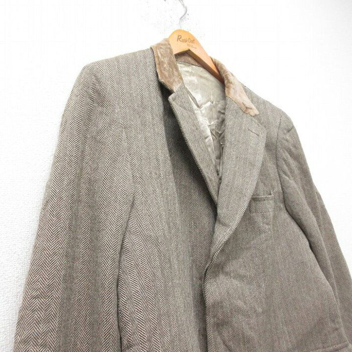 楽天市場】【中古】古着 80s ウールコート メンズ ロング丈 USA製 