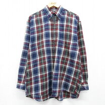 G A N T シャツ チェック柄 GANT 長袖シャツ L チェック柄 | 古着屋 