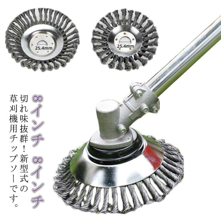 楽天市場】電動草刈機 草刈り機 替え刃 チップソー 草刈器 交換用 雑草 