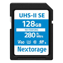 楽天市場】Nextorage 128GB UHS-II V90 SDXCメモリーカード NX 
