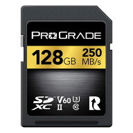 ProGrade Digital SDXC UHS-II V60 GOLD 128GB メモリーカード プログレードデジタル
