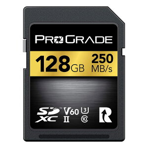 ProGrade Digital SDXC UHS-II V60 GOLD 128GB [J[h vO[hfW^