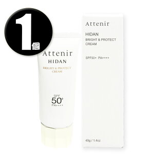(1��) Attenir �A�e�j�A �z�f �Ђ��� UV50 �u���C�g & �v���e�N�g �N���[�� 40g SPF50+ PA++++ (�N���[������Ă��~��) HIDAN BRIGHT & PROTECT CREAM
