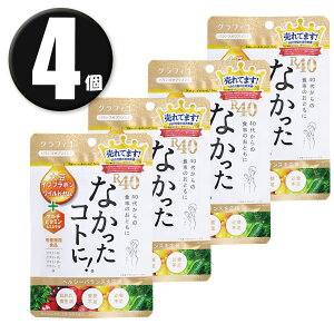 (4個) グラフィコ なかったコトに! R40 VM 120粒 サプリメント 栄養機能食品