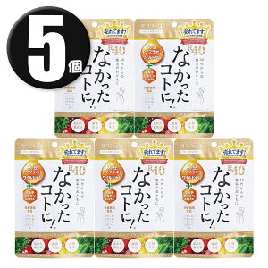 (5個) グラフィコ なかったコトに! R40 VM 120粒 サプリメント 栄養機能食品