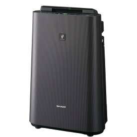 SHARP シャープ 加湿 空気清浄機 KC-J50C-H プラズマクラスター 7000 薄型デザイン 浮遊ウィルス 花粉 空気浄化 静電気抑制 PM2.5対応 空気清浄 23畳 加湿量500mL グレー