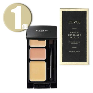 (1) ETVOS GgHX ~lRV[[pbg 3.1g x[W RV[[ MINERAL CONCEALER PALETTE Moisture & Lasting Concealer