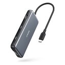 Anker PowerExpand 8-in-1 USB-C PD 10Gbps データ ハブ 100W USB Power Delivery 対応 USB-Cポート 4K出力対応 HDMI…