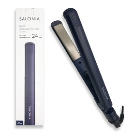 SALONIA サロニア ストレートヘアアイロン ネイビー 24mm SL-004SNV