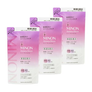 (3個) MINON ミノン アミノモイスト エイジングケア ローション つめかえ用 化粧水 130mL ×3個 Amino Moist リニューアル
