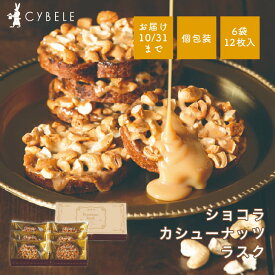 　シベール【ショコラカシューナッツラスク6袋入】 個包装 6袋 6枚 シベール 麦工房 ラスク 山形 プチギフト 洋菓子 焼菓子 ショコラ カシューナッツ
