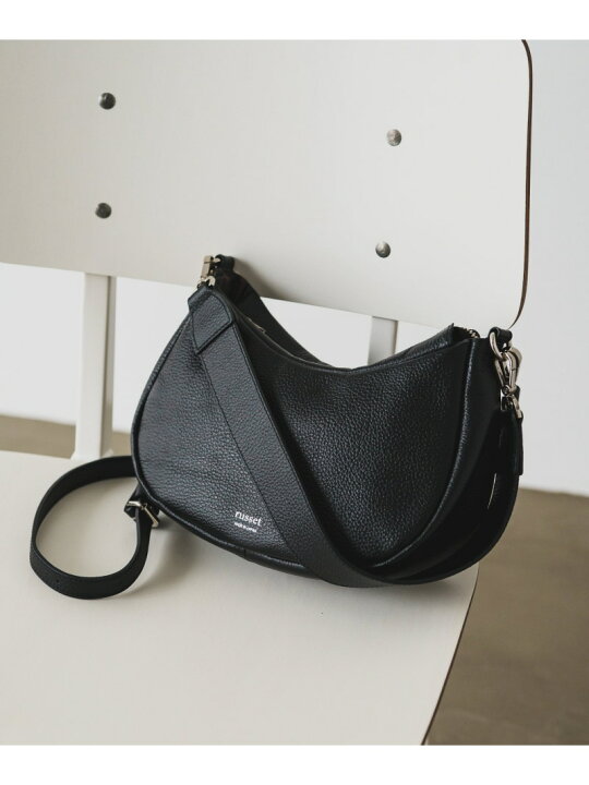 楽天市場】WEB限定 ハーフムーン2wayショルダーバッグ russet ラシット  