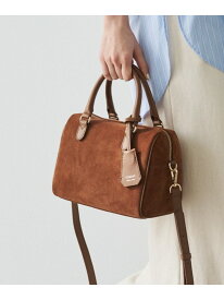 スエード2WAYミニボストンバッグ russet ラシット バッグ ボストンバッグ グレー ブラウン【送料無料】[Rakuten Fashion]
