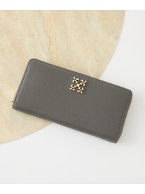 モノグラムプレートラウンドジップウォレット russet ラシット 財布・ポーチ・ケース 財布 グレー イエロー グリーン ブラウン ブラック【先行予約】*【送料無料】[Rakuten Fashion]