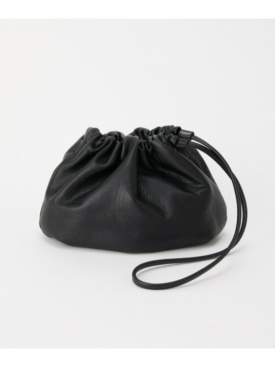 楽天市場】[4way]レザー巾着ショルダーバッグ【chi企画】 russet  