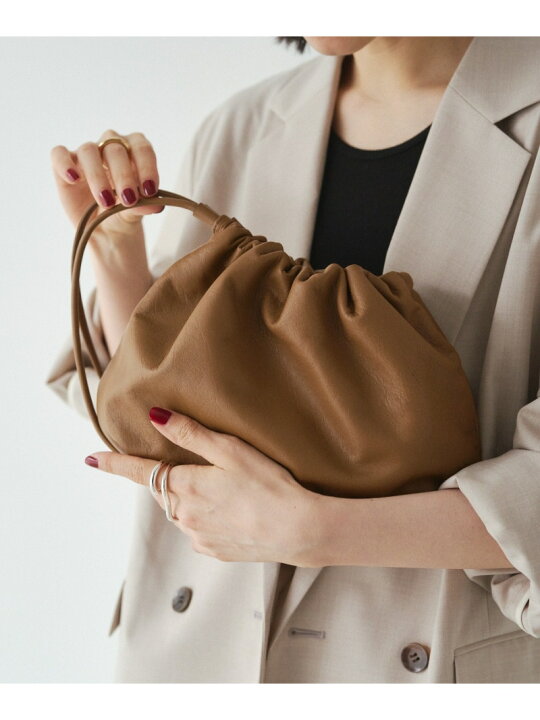 楽天市場】レザー巾着4WAYショルダーバッグ russet ラシット バッグ  