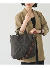 《3/4~価格改定》スリム2WAYトートバッグ ＜コーデュラナイロン＞ russet ラシット バッグ トートバッグ グレー ブラック【先行予約】*【送料無料】[Rakuten Fashion]