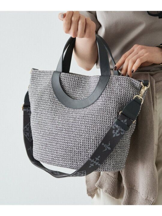 楽天市場】【SALE／50%OFF】モノグラムテープ カゴ2wayトートバッグ  