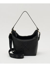 《WEB限定》スタンダードミニショルダーバッグ ＜エンボスモノグラム＞ russet ラシット バッグ ショルダーバッグ ブラック【送料無料】[Rakuten Fashion]