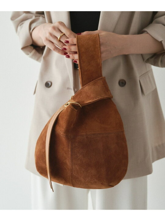 その他】スエードシンプルショルダー russet ラシット バッグ 