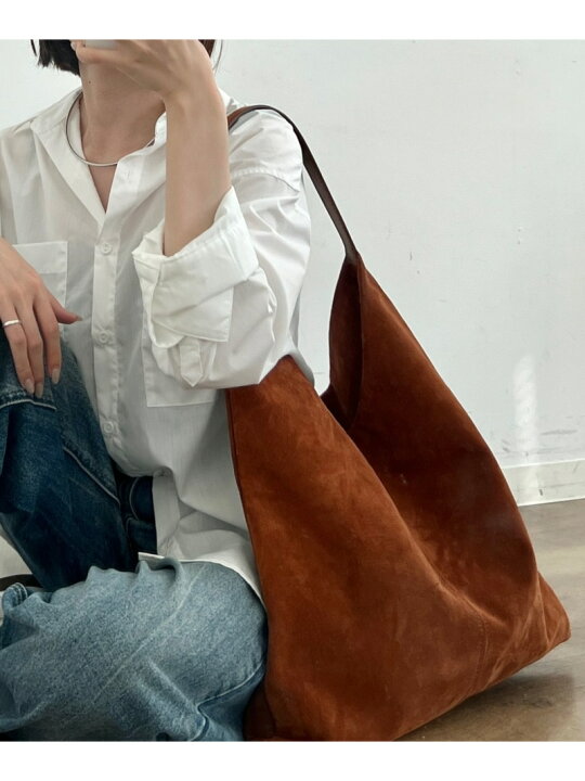 楽天市場】本革スエードワンショルダーバッグ russet ラシット バッグ 