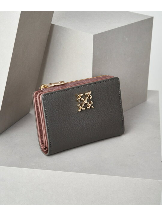 楽天市場】モノグラムプレートミディアムウォレット russet ラシット  