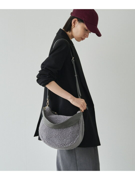 楽天市場】【SALE／70%OFF】ラウンドボアミニショルダーバッグ russet 