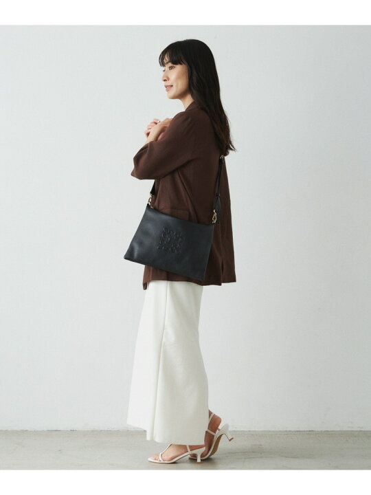 極美品】russet ラシット ショルダーバッグ ハンドバッグ 総柄 5097 