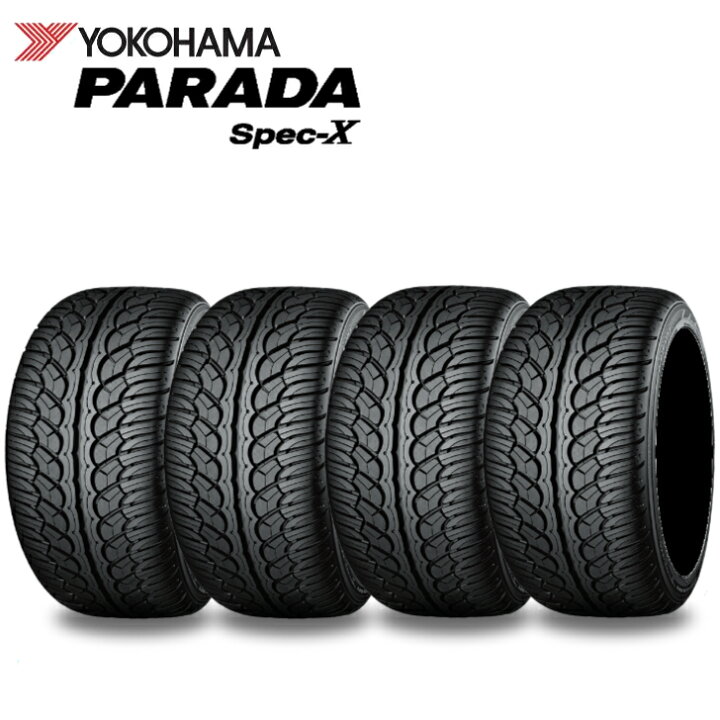楽天市場】【4本セット】ヨコハマ PARADA Spec-X PA02 295/35R24 110V 