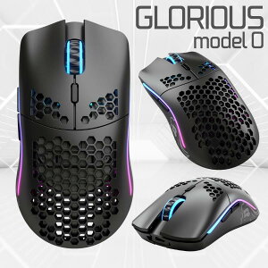 Glorious Model O Wireless �Q�[�~���O�}�E�X ���C�����X 6�{�^�� �u���b�N ��������