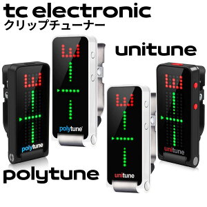 tc electronic �N���b�v�`���[�i�[ POLYTUNE CLIP UNITUNE CLIP �z���C�g �u���b�N �I�ׂ� �M�^�[ �x�[�X �E�N���� �X�g���{ �N���}�`�b�N �|���t�H�j�b�N ��������