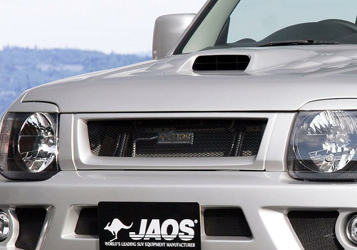 楽天市場】JAOS フロントグリル ジムニー JB23系（未塗装品） B060512 