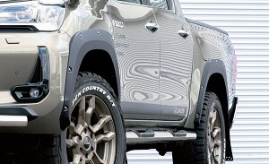 JAOS フェンダーガーニッシュ type-X 未塗装品 ハイラックス 125系 B135098NP