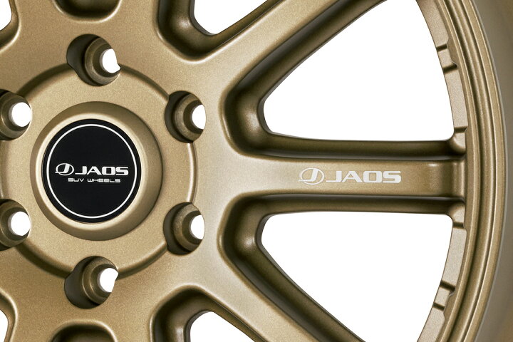 楽天市場】JAOS TRIBE CROSS 20×9.0J+38 6H139.7 チタニウムゴールド 