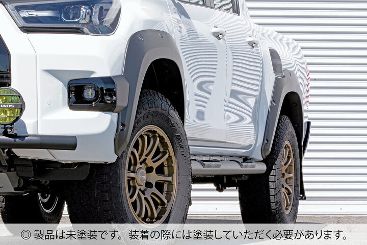 楽天市場】JAOS フェンダーガーニッシュ type-X 未塗装品 ハイラックス 
