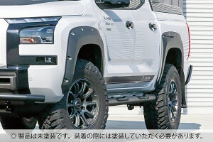 JAOS フェンダーガーニッシュ type-X 未塗装品 トライトン LC2T系 B135367NP