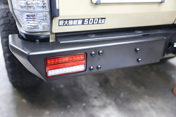 楽天市場】MTR リアバンパー(LEDランプ付き) ランドクルーザー70系  