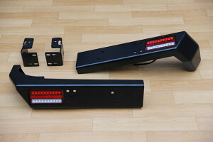 MTR リアバンパー(LEDランプ付き) ランドクルーザー70系(GRJ76K.HZJ7.プラド78/ロング車用)