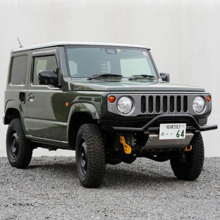 楽天市場】ジムニーJB64, JB74用 アピオ製 しし狩りバンパー装着車用 