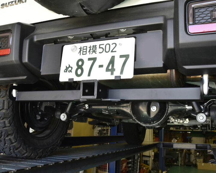 楽天市場】ジムニーJB64, JB74用 ヒッチメンバー・けん引フック付 