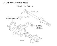 JB23フロントアクスル