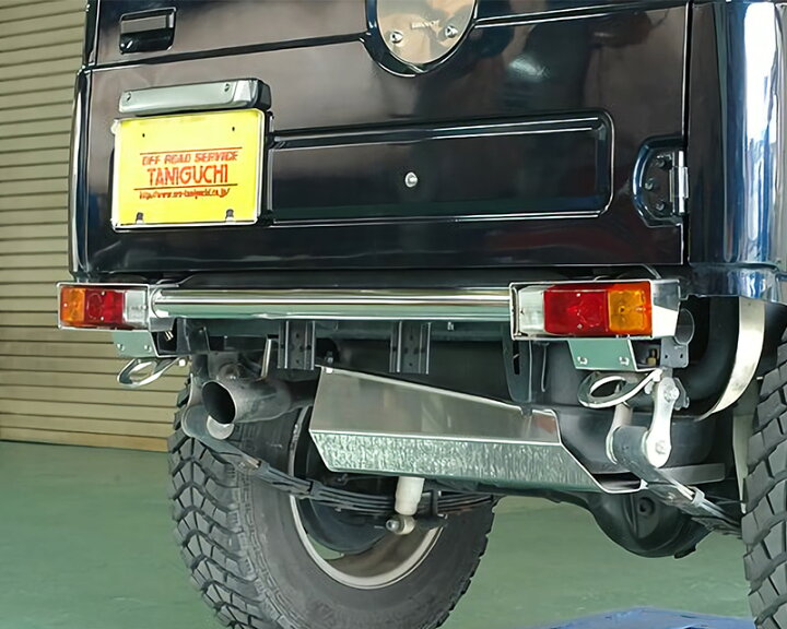 楽天市場】ジムニーSJ30〜JA22用 タニグチ製 NEWリアスキッドバンパー 
