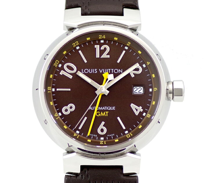 楽天市場】LOUIS VUITTON ルイヴィトン タンブール GMT Q1131 ブラウン  