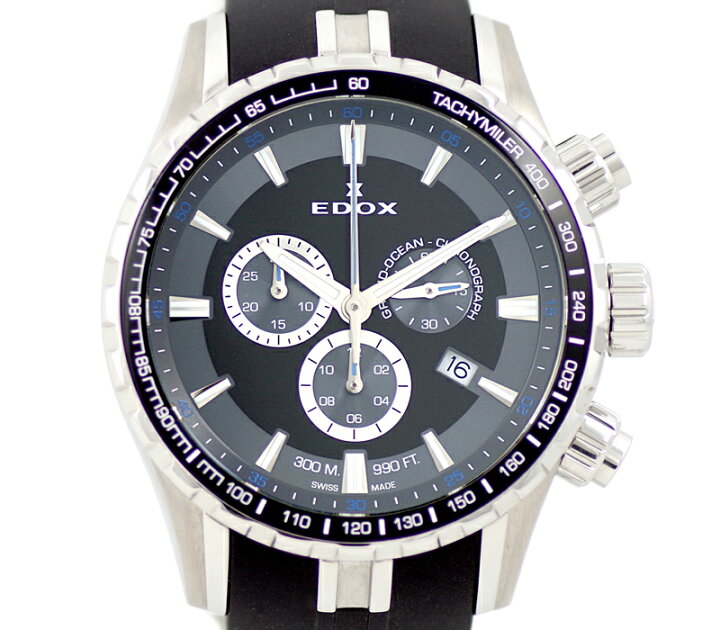 楽天市場】電池交換済 EDOX エドックス グランドオーシャン クロノ  