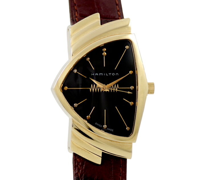 楽天市場】希少品 電池交換済 HAMILTON ハミルトン ベンチュラ H244210  