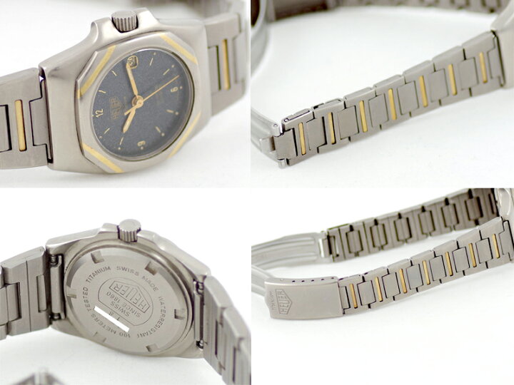 楽天市場】電池交換済 TAG Heuer ホイヤー チタニウム 825208 100m防水 